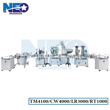 Bottle Capsule Counting Machine Line - automatic counting and bottles line